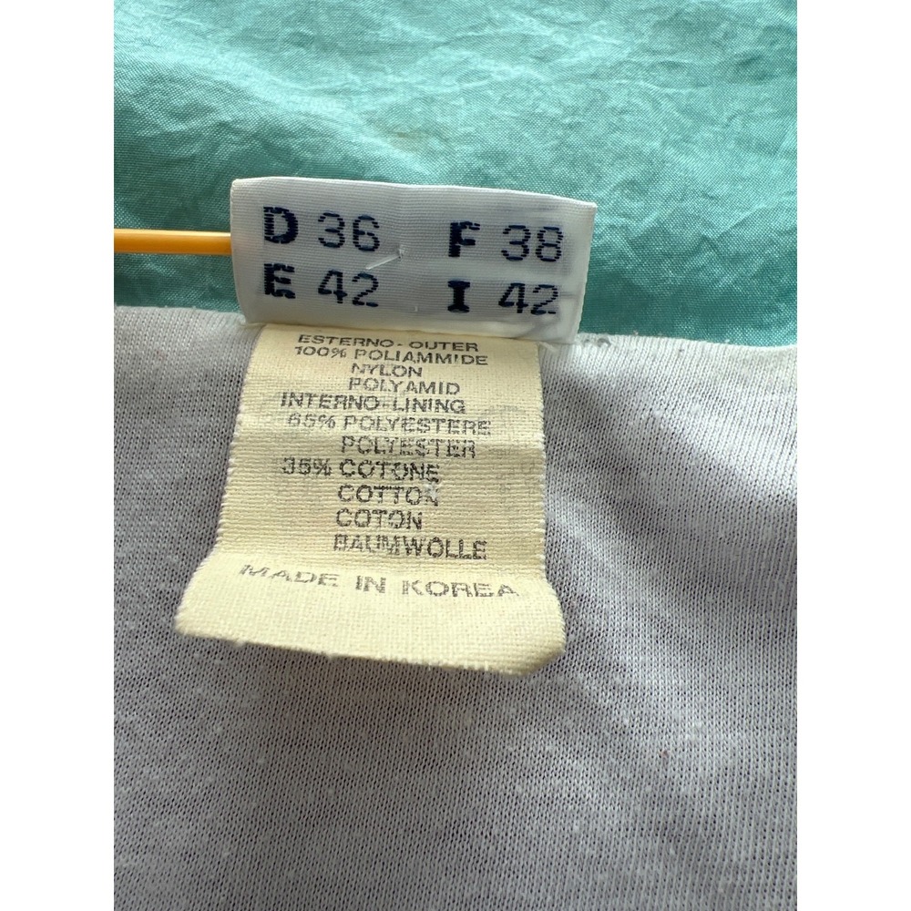 Sergio Tacchini Tracksuit Womens 8 VTG Purple Yellow Blue Y2K 90s Set Retro RARE - Picture 10 of 16